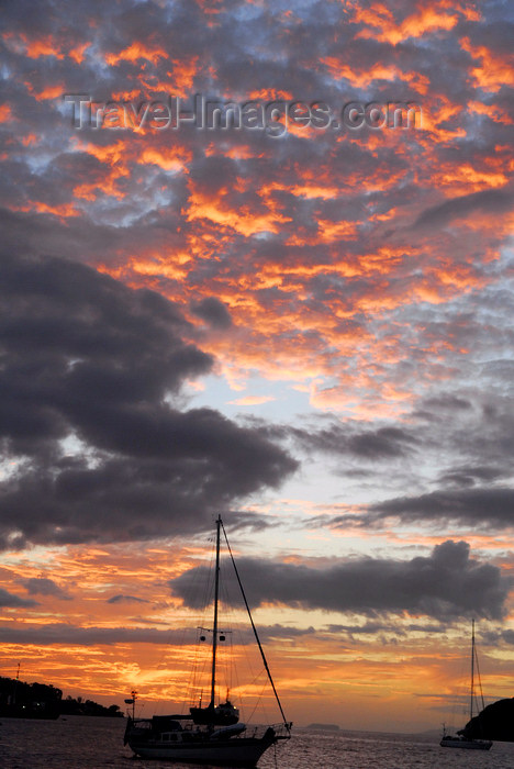 trinidad-tobago63: Trinidad: sunset in a Caribbean harbour - photo by E.Petitalot - (c) Travel-Images.com - Stock Photography agency - Image Bank