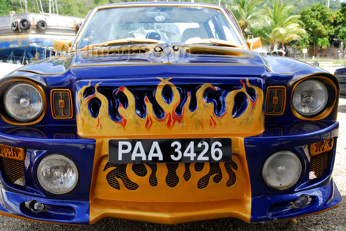 trinidadtobago67 Port of Spain Trinidad tunning car flames photo by 