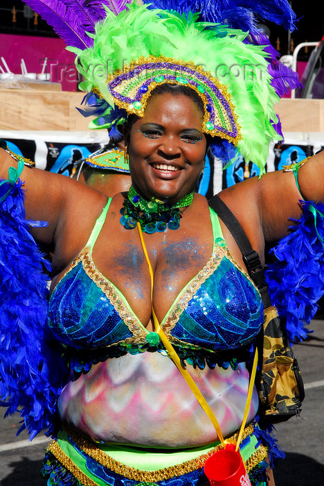 trinidad-tobago98: Port of Spain, Trinidad and Tobago: a big girl dancing - carnival - photo by E.Petitalot - (c) Travel-Images.com - Stock Photography agency - Image Bank