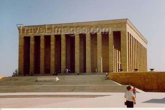 turkey1: Turkey - Ankara-Anittepe: Kemal Ataturk Memorial - designed by Prof. Emin Onat - Anitkabir - photo by M.Torres - (c) Travel-Images.com - Stock Photography agency - Image Bank