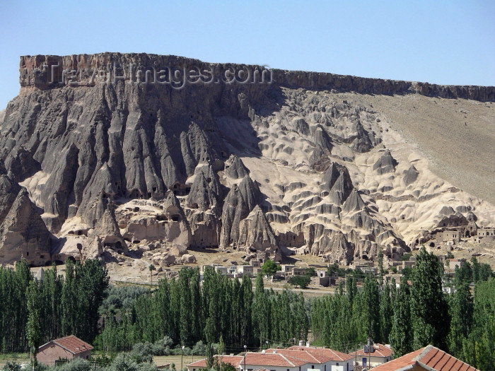 turkey129: Turkey - Cappadocia: view from Selime monastery - photo by R.Wallace - (c) Travel-Images.com - Stock Photography agency - Image Bank