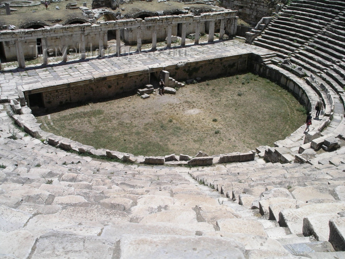 turkey141: Turkey - Afrodisias / Aphrodisias - Aydin province, Aegean region: theatre - photo by R.Wallace - (c) Travel-Images.com - Stock Photography agency - Image Bank