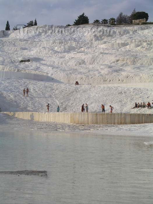 turkey144: Turkey - Pamukkale (Denizli province): pools rich in calcium bi-carbonate - photo by R.Wallace - (c) Travel-Images.com - Stock Photography agency - Image Bank