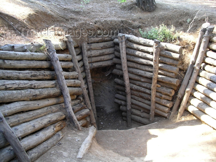 turkey149: Turkey - Gallipoli / Gelibolu - Thrace, Çanakkale province, Marmara region: WWI trenches - Dardanelles Campaign / Battle of Çanakkale - photo by R.Wallace - (c) Travel-Images.com - Stock Photography agency - Image Bank