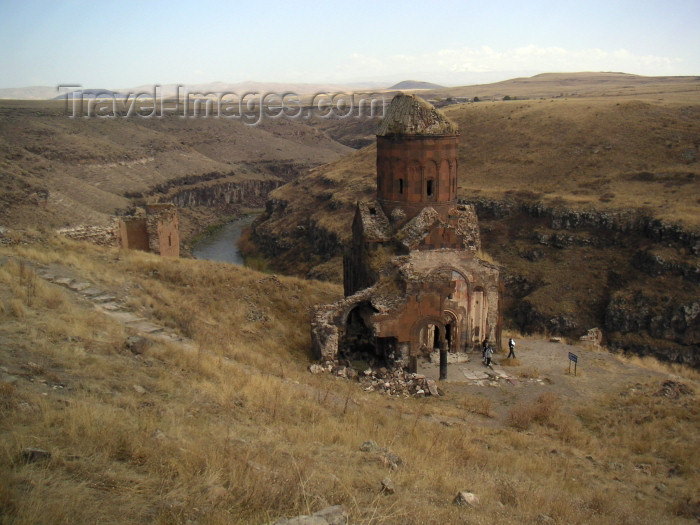 turkey162: Ani - Kars province, Turkey: Armenian church of St Gregory of Tigran Honents near the Arpacay / Akhurian river - photo by A.Kilroy - (c) Travel-Images.com - Stock Photography agency - Image Bank