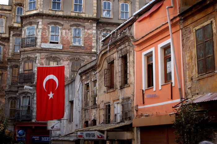 turkey180: Istanbul, Turkey: Turkish architecture - Karakoy - photo by J.Wreford - (c) Travel-Images.com - Stock Photography agency - Image Bank