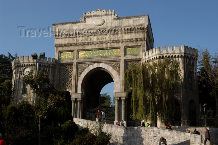 turkey209: Istanbul, Turkey: Istanbul University - grand entrance - Beyazit square - Eminönü District - photo by J.Wreford - (c) Travel-Images.com - Stock Photography agency - Image Bank