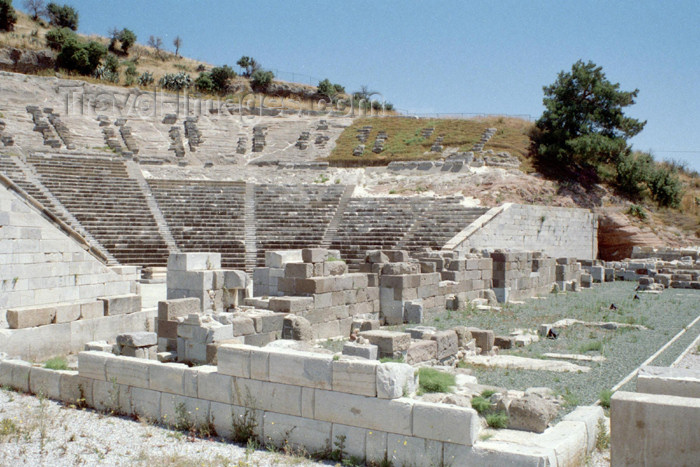 turkey222: Turkey - Bodrum (Mugla Province): King Mausolos ancient amphitheatre - photo by M.Bergsma - (c) Travel-Images.com - Stock Photography agency - Image Bank