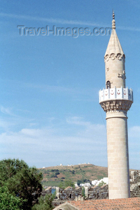 turkey232: Turkey - Bodrum: minaret - St. Peter's crusaders castle - photo by M.Bergsma - (c) Travel-Images.com - Stock Photography agency - Image Bank