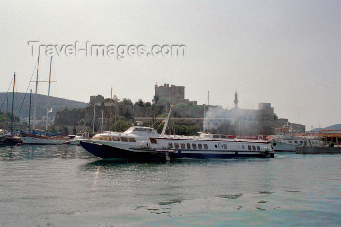 turkey244: Turkey - Bodrum - Mugla peninsula: Russian hydrofoil, transportation to Kos island - photo by M.Bergsma - (c) Travel-Images.com - Stock Photography agency - Image Bank