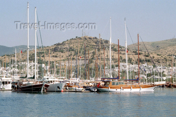 turkey245: Turkey - Bodrum: yachts in the marina - photo by M.Bergsma - (c) Travel-Images.com - Stock Photography agency - Image Bank