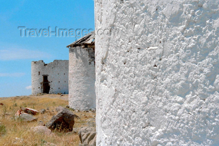 turkey248: Turkey - Gumbet: line of windmills - photo by M.Bergsma - (c) Travel-Images.com - Stock Photography agency - Image Bank