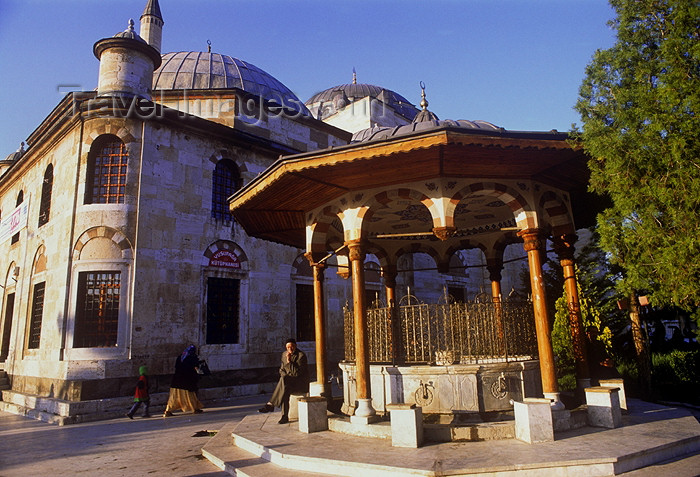 turkey249: Turkey - Konya / KYA : Selimiye mosque ablution fountain / washing area - photo by J.Wreford - (c) Travel-Images.com - Stock Photography agency - Image Bank