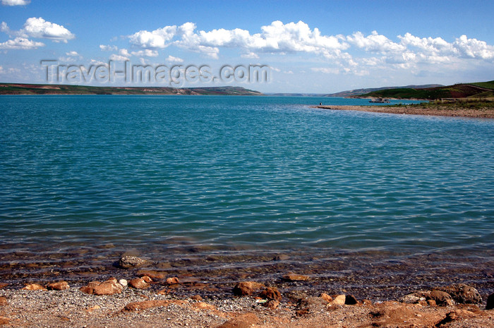 turkey297: Turkey - Atatürk dam / Karababa Dam: water of the Euphrates River - photo by C. le Mire - (c) Travel-Images.com - Stock Photography agency - Image Bank