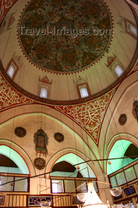 turkey350: Turkey - Konya: mosque's dome - interior - photo by C.Roux - (c) Travel-Images.com - Stock Photography agency - Image Bank