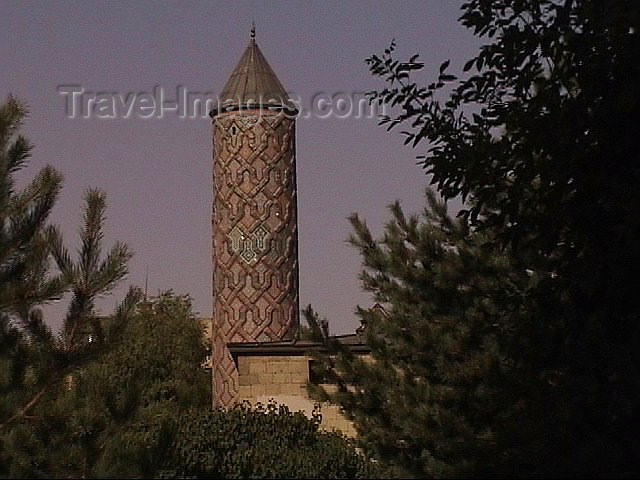 turkey36: Turkey - Erzurum / ERZ: Great mosque - Ulu Cami - Seljuk minaret - photo by A.Slobodianik - (c) Travel-Images.com - Stock Photography agency - Image Bank