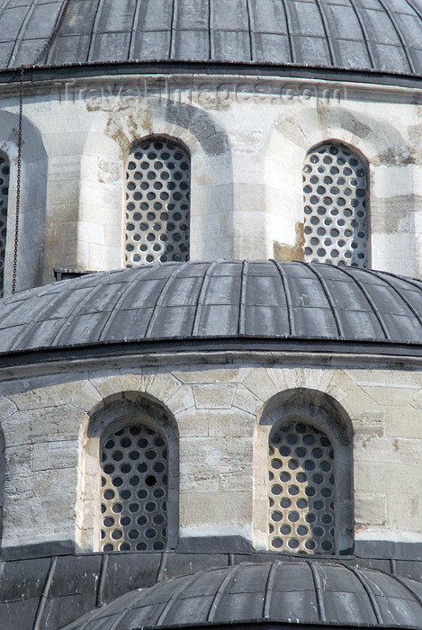 turkey390: Istanbul, Turkey: Blue mosque - windows - Sultan Ahmet Camii - photo by M.Torres - (c) Travel-Images.com - Stock Photography agency - Image Bank