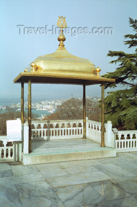 turkey504: Istanbul, Turkey: Topkapi palace - panoramic gazebo - photo by S.Lund - (c) Travel-Images.com - Stock Photography agency - Image Bank