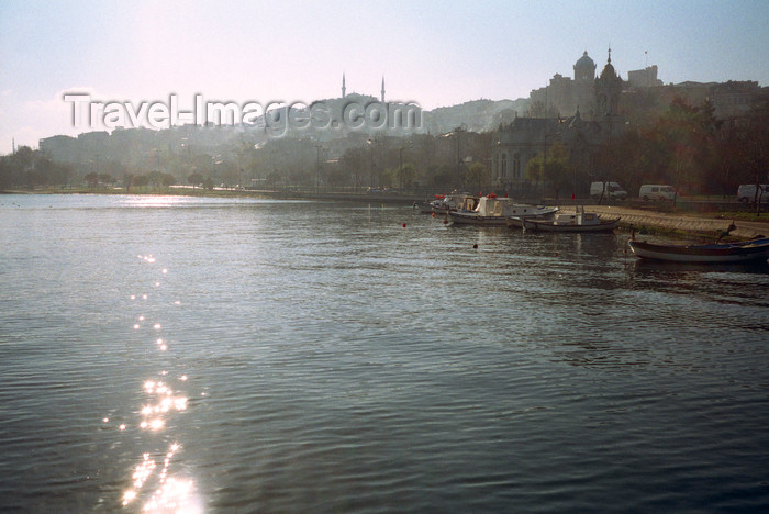 turkey505: Istanbul, Turkey: Golden Horn and church of Saint Stephen of the Bulgars - Mürselpasa Cad., Fatih district - photo by S.Lund - (c) Travel-Images.com - Stock Photography agency - Image Bank