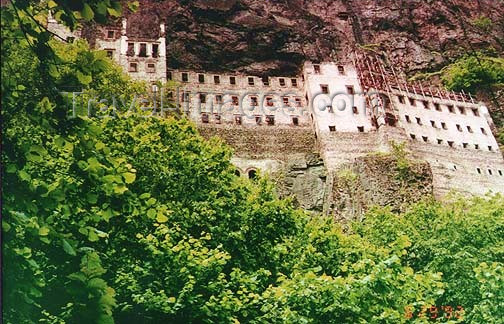 turkey56: Turkey - Sumela (Trabzon province): the Byzantine Monastery of the Virgin - photo by G.Frysinger - (c) Travel-Images.com - Stock Photography agency - Image Bank