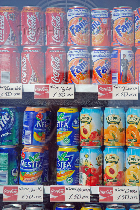 turkey632: Cappadocia - Göreme, Nevsehir province, Central Anatolia, Turkey: soft drinks - photo by W.Allgöwer - (c) Travel-Images.com - Stock Photography agency - Image Bank