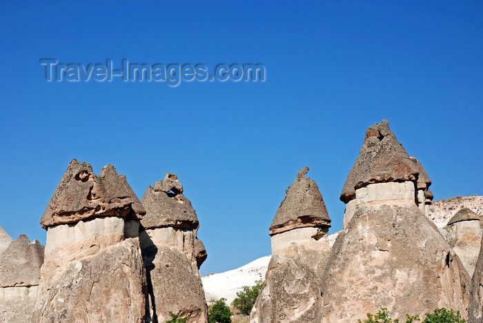 turkey642: Cappadocia - Göreme, Nevsehir province, Central Anatolia, Turkey: fairy chimneys in the Valley of the Monks - Pasabagi Valley- photo by W.Allgöwer - (c) Travel-Images.com - Stock Photography agency - Image Bank
