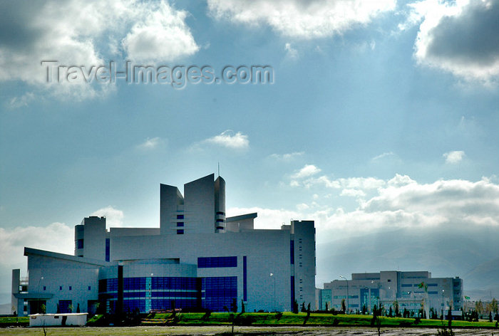 turkmenistan72: Turkmenistan - Ashghabat: modern architecture - Mother and Child centre - clinic - paediatric hospital - children's medical diagnostic center - health - photo by G.Karamyanc - (c) Travel-Images.com - Stock Photography agency - Image Bank