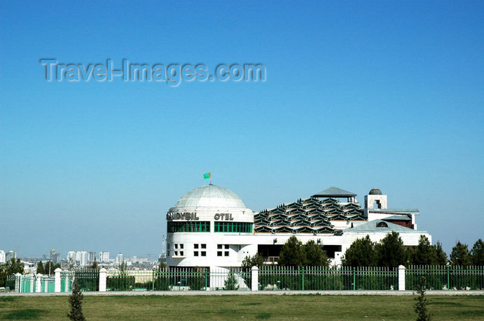 turkmenistan99: Ashgabat - Turkmenistan - Hotel Shandabil - photo by G.Karamyanc / Travel-Images.com - (c) Travel-Images.com - Stock Photography agency - Image Bank