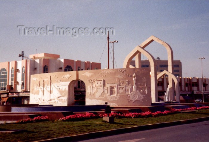 uaeaj2: UAE - Ajman city / QAJ : desert mythology in the city center - photo by M.Torres - (c) Travel-Images.com - Stock Photography agency - Image Bank