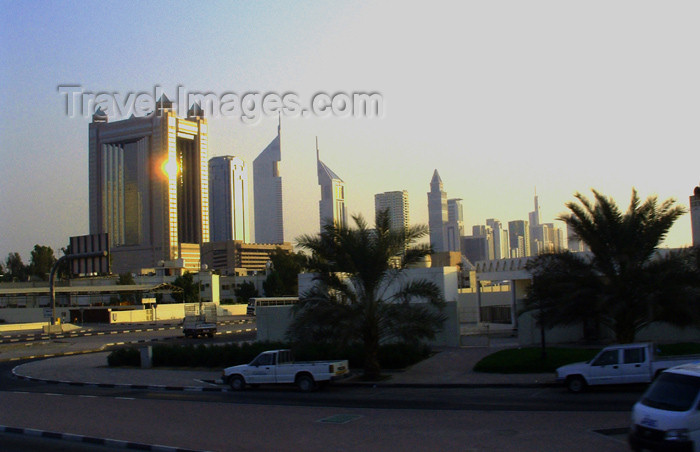 uaedb20: UAE - Dubai: Emirates Towers and Trade Centre - photo by Llonaid - (c) Travel-Images.com - Stock Photography agency - Image Bank