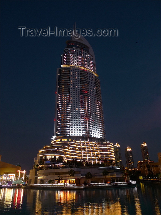 uaedb37: Dubai, UAE: The Address Downtown Burj Dubai - a 63 floors tall 5 star hotel - designed by Atkins - Emaar Boulevard - photo by J.Kaman - (c) Travel-Images.com - Stock Photography agency - Image Bank