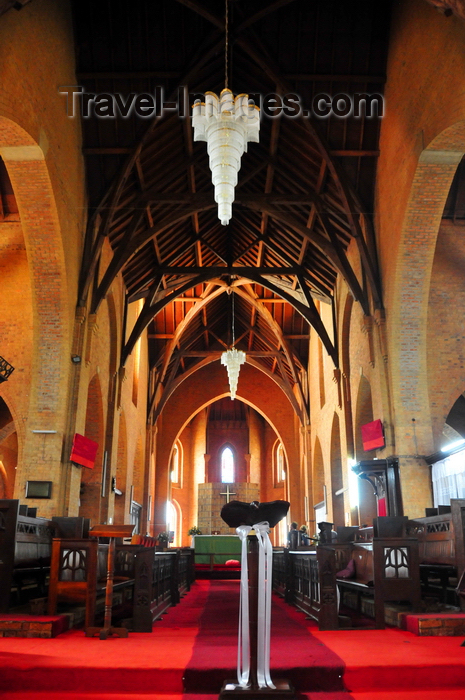 uganda100: Kampala, Uganda: St. Paul's Anglican Cathedral, view of the transept from the center of the nave - photo by M.Torres - (c) Travel-Images.com - Stock Photography agency - Image Bank