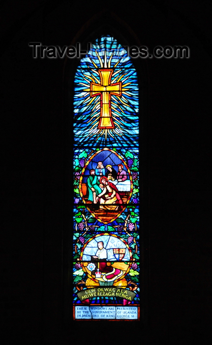uganda101: Kampala, Uganda: St. Paul's Anglican Cathedral, Christ Washing the Feet of the Apostles, John 13:1–17 - photo by M.Torres - (c) Travel-Images.com - Stock Photography agency - Image Bank