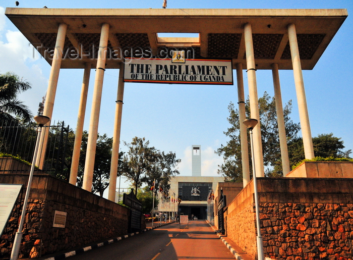 uganda123: Kampala, Uganda: entrance to the Parliament of the Republic of Uganda, Nakasero hill - photo by M.Torres - (c) Travel-Images.com - Stock Photography agency - Image Bank