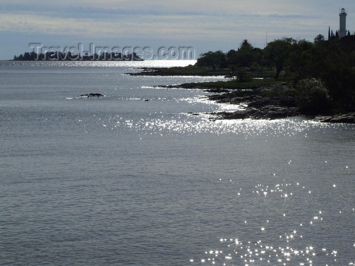 uruguay21: Uruguay - Colonia del Sacramento - by the Río de la Plata - coast, lighthouse and islet - photo by M.Bergsma - (c) Travel-Images.com - Stock Photography agency - Image Bank