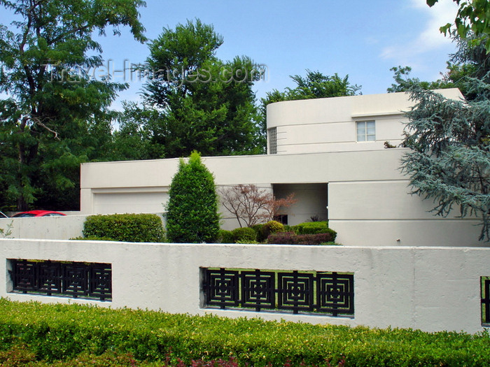 usa1022: Tulsa, Oklahoma, USA: John Duncan Forsyth Residence, designed by the Scottish architect for himself - Streamline Art Deco architecture - East 29th Street - photo by G.Frysinger - (c) Travel-Images.com - Stock Photography agency - Image Bank