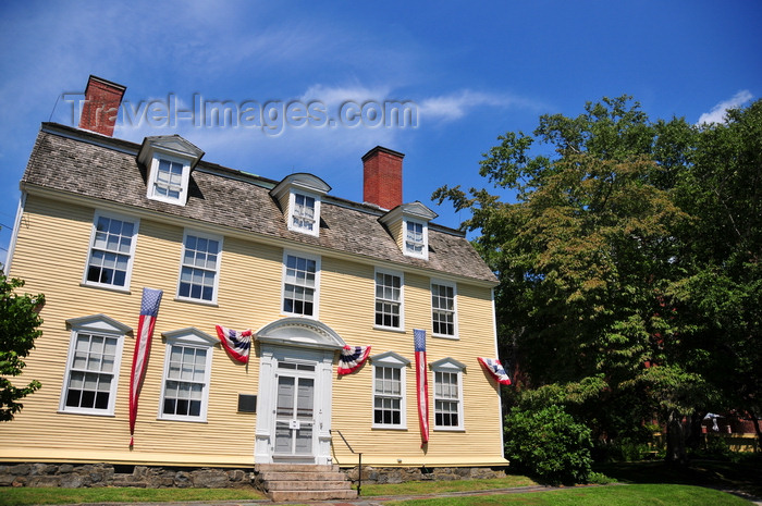 usa1027: Portsmouth, New Hampshire, USA:John Paul Jones house - Scottish naval mercenary who served the colonial rebels and the Russian Tzar - he was was a tenant of the Widow Purcell in this house - New England - photo by M.Torres - (c) Travel-Images.com - Stock Photography agency - Image Bank