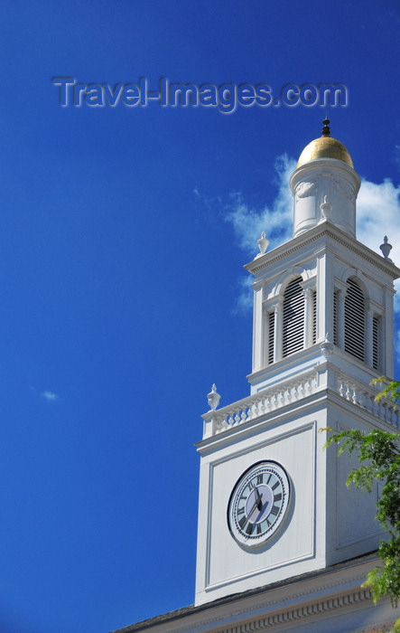 usa1033: Burlington, Vermont, USA: clock tower of Burlington City Hall – 149 Church St- photo by M.Torres - (c) Travel-Images.com - Stock Photography agency - Image Bank