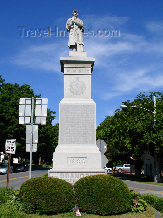 usa1034: Brandon, Vermont, USA: honoring those who were lost in the American Civil War - photo by G.Frysinger - (c) Travel-Images.com - Stock Photography agency - Image Bank