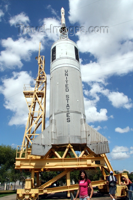 usa106: Houston, Texas, USA: NASA's Lyndon B. Johnson Space Center - Werner von Braun's German engineering - Apollo Capsule - Rocket Park - 1601 NASA Rd. Houston, TX 77058 - photo by A.Caudron - (c) Travel-Images.com - Stock Photography agency - Image Bank