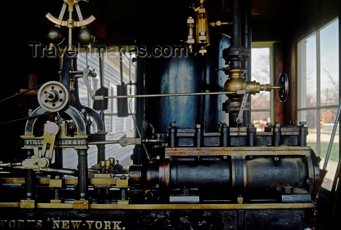 usa1098: Dearborn, Michigan, USA: old machinery manufactured by Stillman Allen and Co. in historic Greenfield Village - photo by C.Lovell - (c) Travel-Images.com - Stock Photography agency - Image Bank