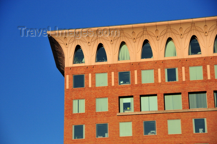 usa1108: Boston, Massachusetts, USA: One Bowdoin Square, New Chardon Street - postmodern cornice - Graham Gund Architects - photo by M.Torres - (c) Travel-Images.com - Stock Photography agency - Image Bank