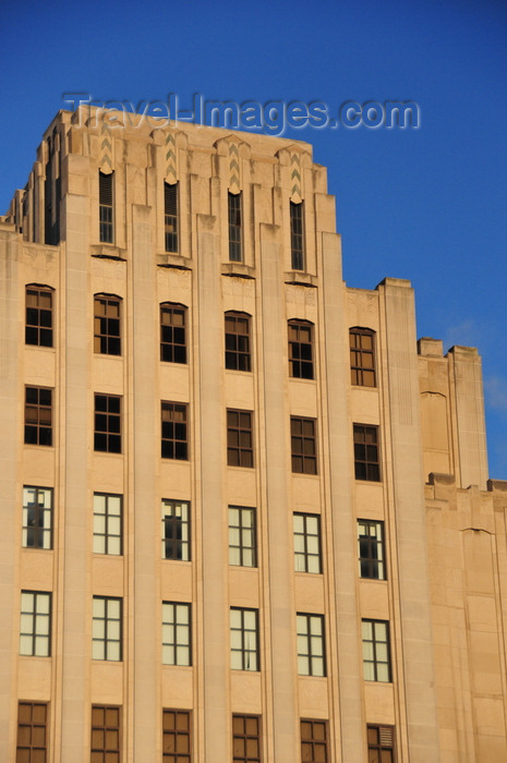 usa1109: Boston, Massachusetts, USA: art deco / art moderne - West End Building - former New England Telephone and Telegraph Company, used by Verizon - 6 Bowdoin Sq - limestone - Cambridge St, Downtown - photo by M.Torres - (c) Travel-Images.com - Stock Photography agency - Image Bank