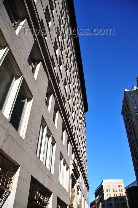 usa1126: Boston, Massachusetts, USA: Rosalie K. Stahl Building - Tremont Street - office building façade and blue sky - photo by M.Torres - (c) Travel-Images.com - Stock Photography agency - Image Bank