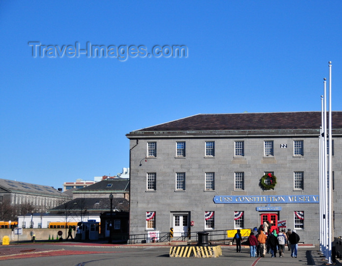 usa1158: Boston, Massachusetts, USA: Charlestown - Charlestown Navy Yard - USS Constitution museum - restored shipyard building at the foot of Pier 2 - Boston's Freedom Trail - photo by M.Torres - (c) Travel-Images.com - Stock Photography agency - Image Bank