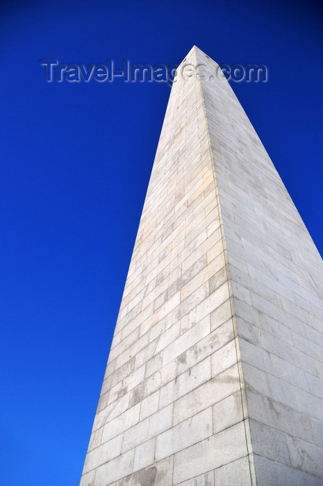usa1161: Boston, Massachusetts, USA: Charlestown - Bunker Hill Monument - granite obelisk designed by Solomon Willard - Freedom Trail - Boston National Historical Park - photo by M.Torres - (c) Travel-Images.com - Stock Photography agency - Image Bank