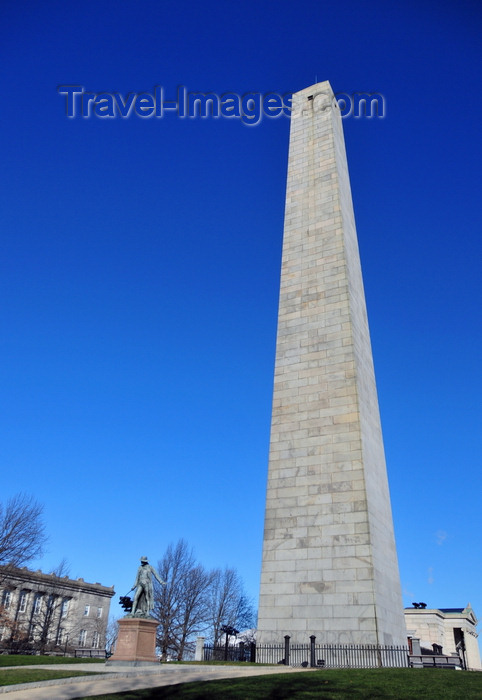 usa1166: Boston, Massachusetts, USA: Charlestown - Bunker Hill Monument - the colonial rebels were defeated by the European forces - Siege of Boston - photo by M.Torres - (c) Travel-Images.com - Stock Photography agency - Image Bank