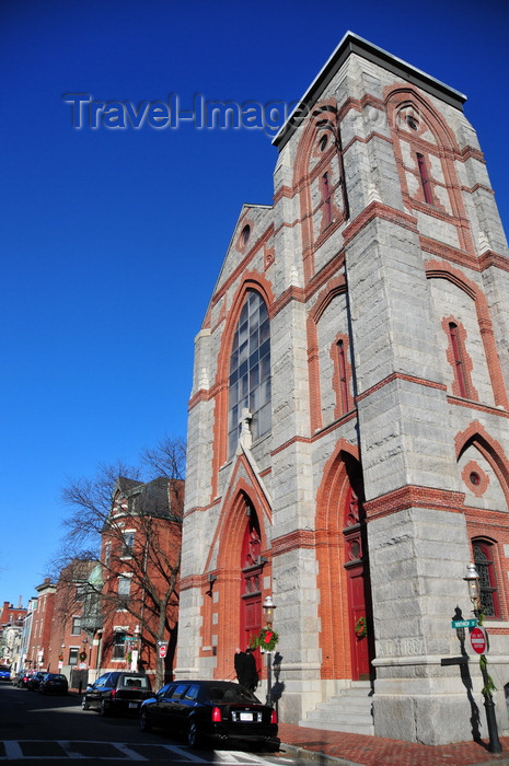 usa1169: Boston, Massachusetts, USA: Charlestown - St Mary's Catholic Church - Warren Street - architect Patrick Charles Keely - photo by M.Torres - (c) Travel-Images.com - Stock Photography agency - Image Bank