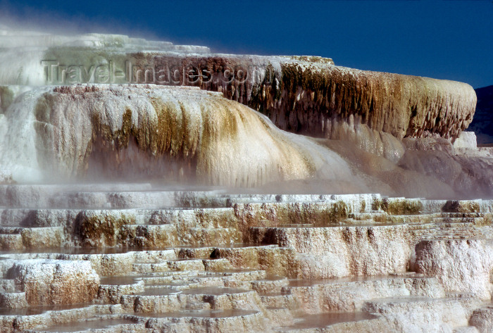 usa119: Yellowstone NP, Wyoming, USA:  Mammoth Hot Springs - Minerva Terrace - close - Unesco world heritage site - photo by J.Fekete - (c) Travel-Images.com - Stock Photography agency - Image Bank