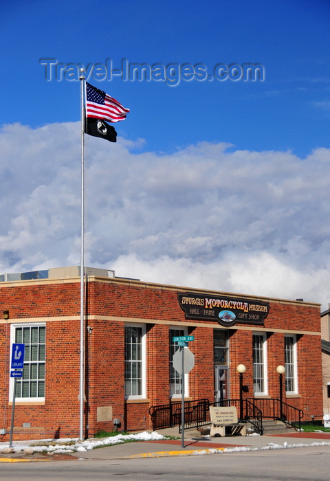 usa1192: Sturgis, Meade County, South Dakota, USA: Sturgis Motorcycle Museum - Junction Avenue and Main Street - photo by M.Torres - (c) Travel-Images.com - Stock Photography agency - Image Bank